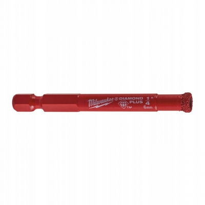 MILWAUKEE wiertło diamentowe do glazury szkła 6mm