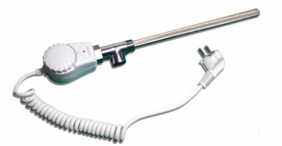 GRZAŁKA do grzejnika 300W biała z trójnikiem