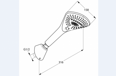 KLUDI FIZZ GŁOWICA NATRYSKU DN 15