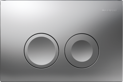 GEBERIT przycisk uruchamiający Delta21, przedni, chrom-mat do stelaży Basic DELTA UP100