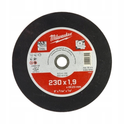MILWAUKEE Tarcze do cięcia metalu fi 230x1.9 mm CONTRACTOR 4932451480