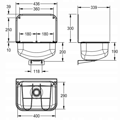 FRANKE KWC SIRIUS Komora gospodarcza WB440COP