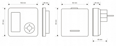 EUROSTER 4020 TXRX Regulator temperatury bezprzewodowy