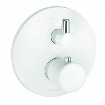 KLUDI BALANCE WHITE PODTYNKOWA BATERIA NATRYSKOWA Z TERMOSTATEM