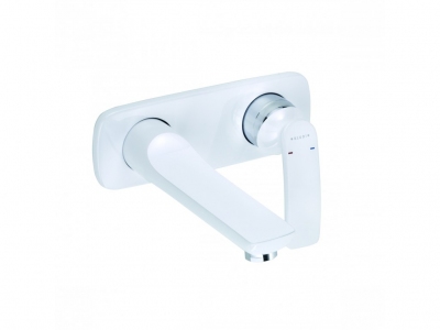 KLUDI Balance bateria umywalkowa podtynkowa  185 mm BIAŁA