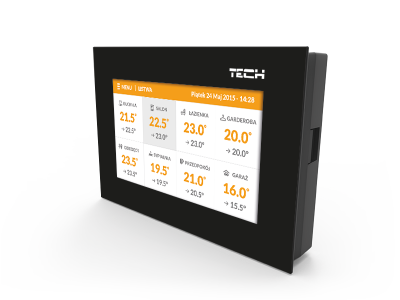 TECH M-8E  Bezprzewodowy panel kontrolny do listwy L-8 (montaż podtynkowy)