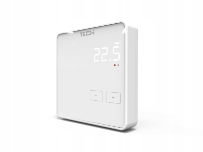 TECH R-9z dedykowany regulator pokojowy przewodowy BIAŁY