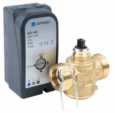 AFRISO 2-drogowy zawór strefowy AZV 443 G 1'