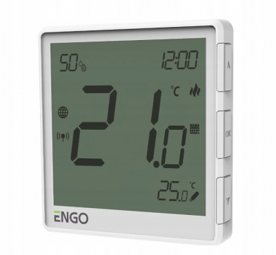 Engo EONE230W Regulator temperatury BIAŁY