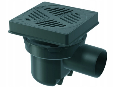 KESSEL Ecoguss Wpust podwórzowy poziomy DN100