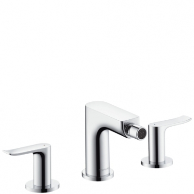 HANSGROHE Metris 3-otworowa bateria bidetowa, DN15