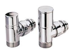 COMAP zestaw zaworów katowych do grzejnika  CHROM
