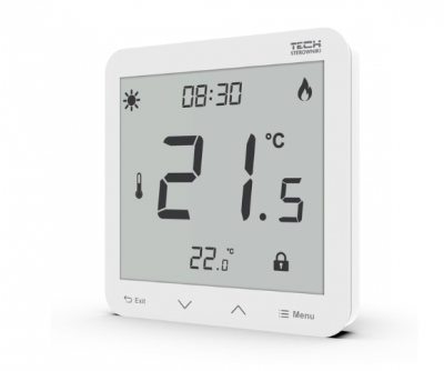 TECH ST-297Z v3 przewodowy regulator 230V BIAŁY