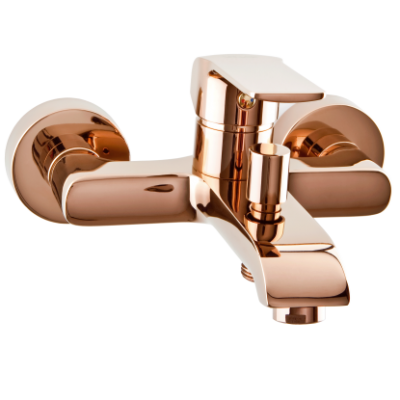 VALVEX AURORA ROSE GOLD Bateria wannowa ścienna