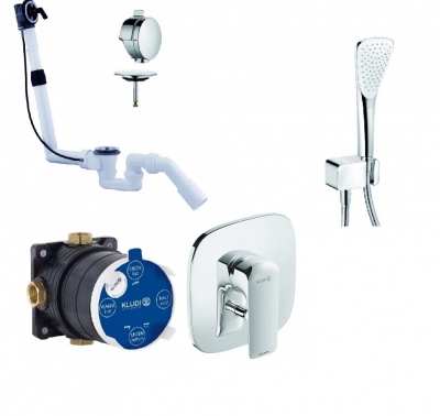 KLUDI AMEO zestaw podtynkowy do wanny z napełnianiem przez przelew