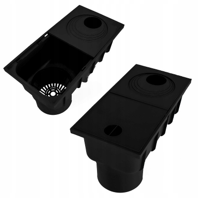 DES wpust osadnik podrynnowy CZARNY 110 mm -125 mm