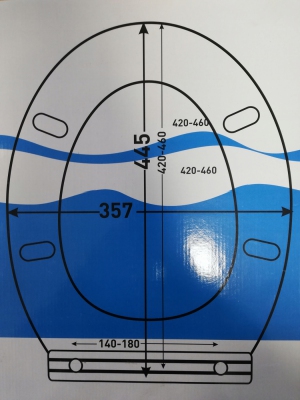 MASMA RIVA deska sedesowa wolnoopadająca uniwersal