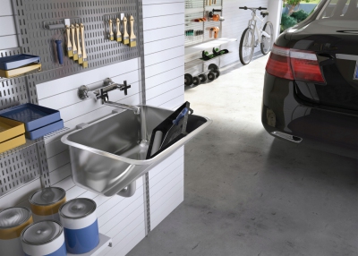 DEANTE zlew komora gospodarcza stal nierdzewna