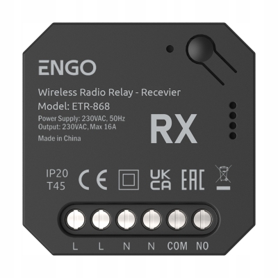 ENGO ETR-868 Przekaźnik bezprzewodowy EngoLink, nadajnik+odbiornik