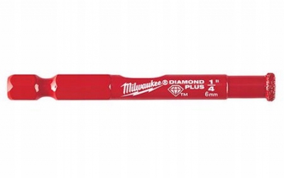 MILWAUKEE wiertło diamentowe do glazury szkła 6mm