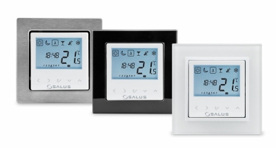 SALUS BTRP230(50) Przewodowy, podtynkowy, cyfrowy regulator temperatury - tygodniowy, 230V, montaż do ramki 55x55