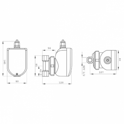 WEBERMAN / FERRO / RED Pompa do cyrkulacji C.W.U. typ CP 15-1.5