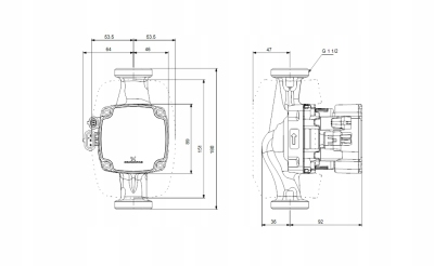 GRUNDFOS Pompa obiegowa C.O. ALPHA2 GO 25-75 180 ** 93074276 **