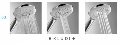 KLUDI FRESHLINE dual shower system  z termostatem , deszczownica 250 mm