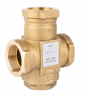 AFRISO Zawór temperaturowy ATV 554 DN32 50°C
