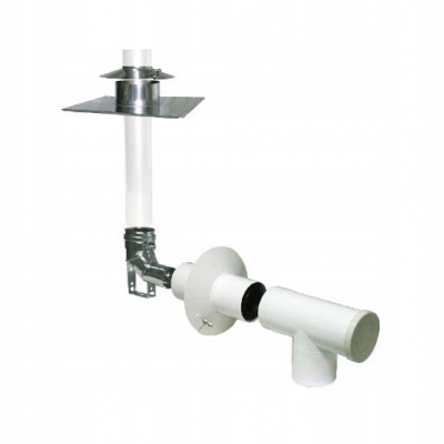 Zestaw przyłączeniowy w szacht kominowy 60/100/80