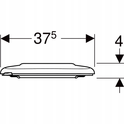 Geberit Selnova Comfort Deska sedesowa dla niepełnosprawnych 502.791.00.1