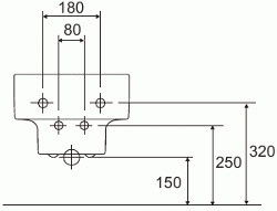 KOŁO Bidet wiszący PRECIOSA 2 z otworem