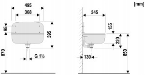 PYRAMIS Komora gospodarcza z tworzywa GRANIT