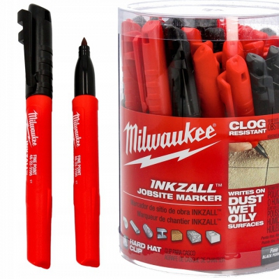 MILWAUKEE Marker Czarny Budowlany Wodoodporny