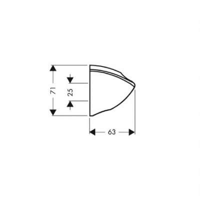 HANSGROHE Uchwyt prysznicowy PorterC