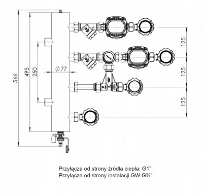AFRISO Zestaw mieszający ze sprzęgłem BPS 906 AP