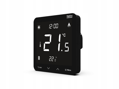 TECH ST-297 v2 bezprzewodowy regulator pok. CZARNY