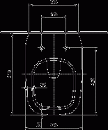 Koło Miska ustępowa lejowa STYLE, wisząca
