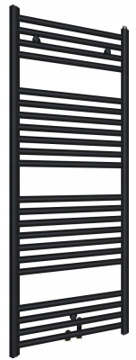 Zehnder Klaro grzejnik łazienkowy 74,6x50 cm / 388W / CZARNY MAT