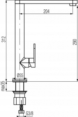 VALVEX ELL bateria kuchenna stojąca 2453727