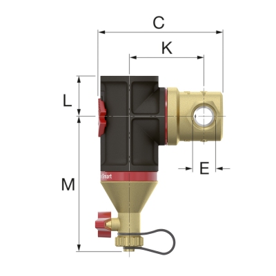 FLAMCO Separator zanieczyszczeń Clean Smart 5/4