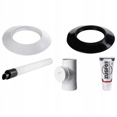 ALMEVA LIK zestaw kominowy przez ściane z trójnikiem rewizyjnym 60/100 SETKR5